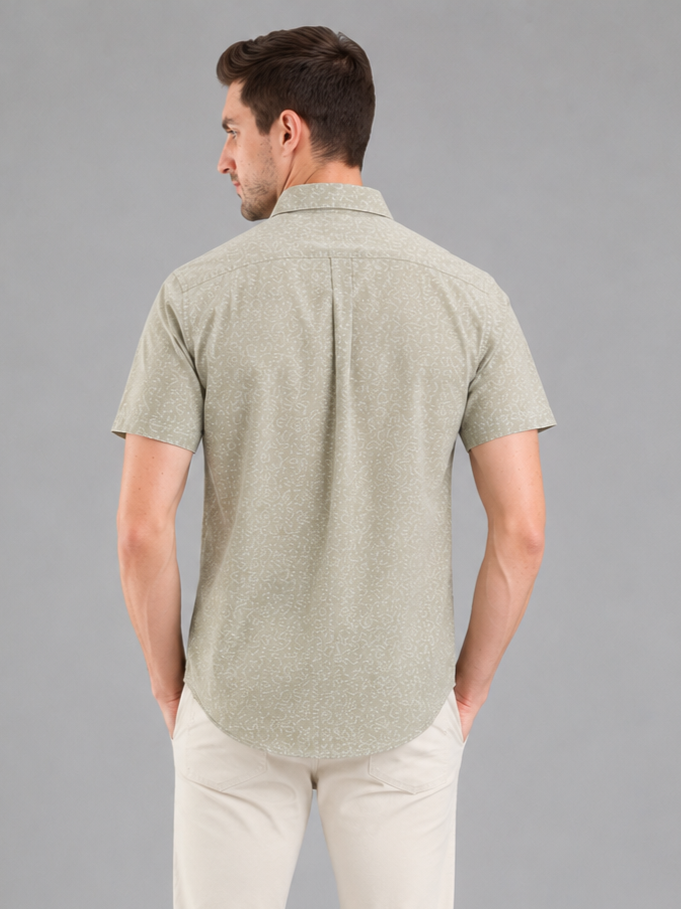 Men Regular Fit | Half Sleeve Casual Shirt | Lightweight Summer Wear