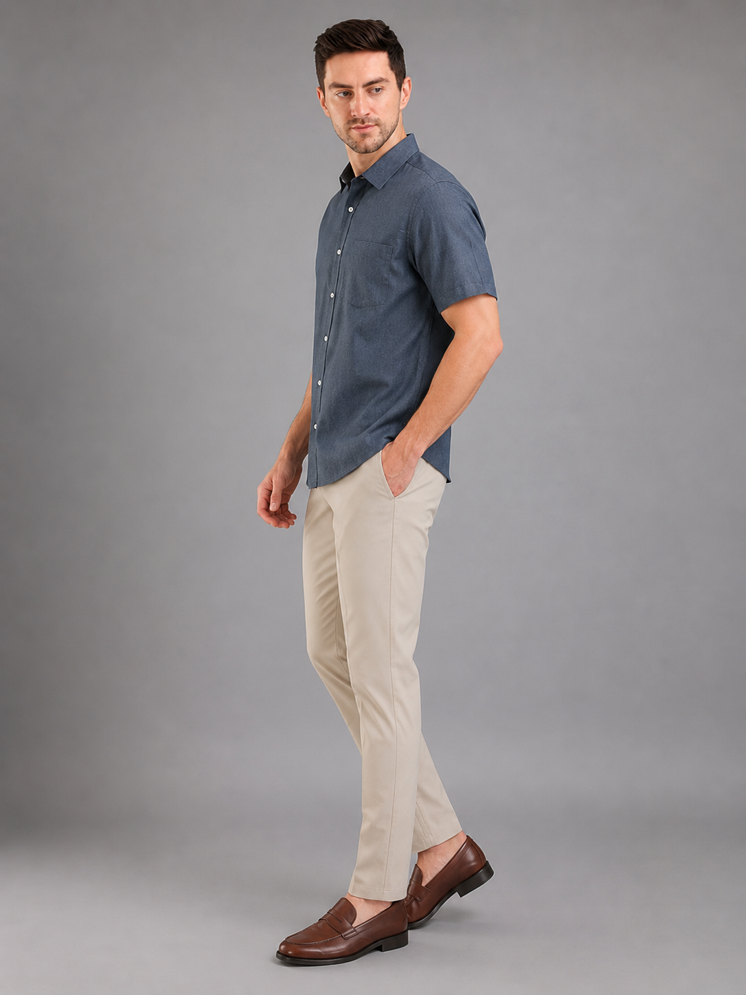 SPARKY Men Slim Fit Formal Shirt | Premium Cotton Business Wear