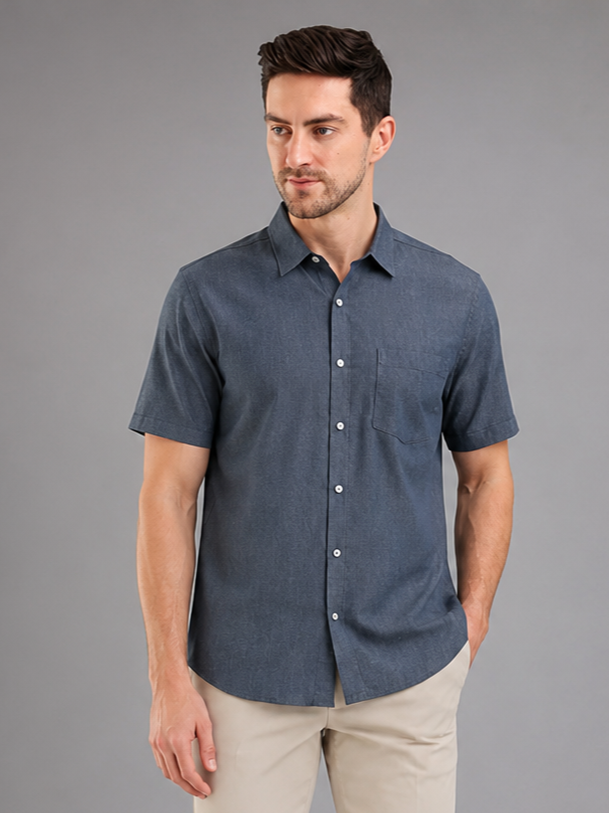 SPARKY Men Slim Fit Formal Shirt | Premium Cotton Business Wear