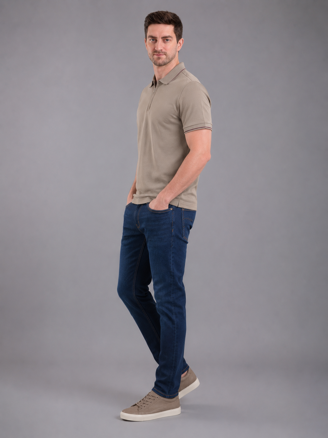 Men Premium Solid Polo T-Shirt