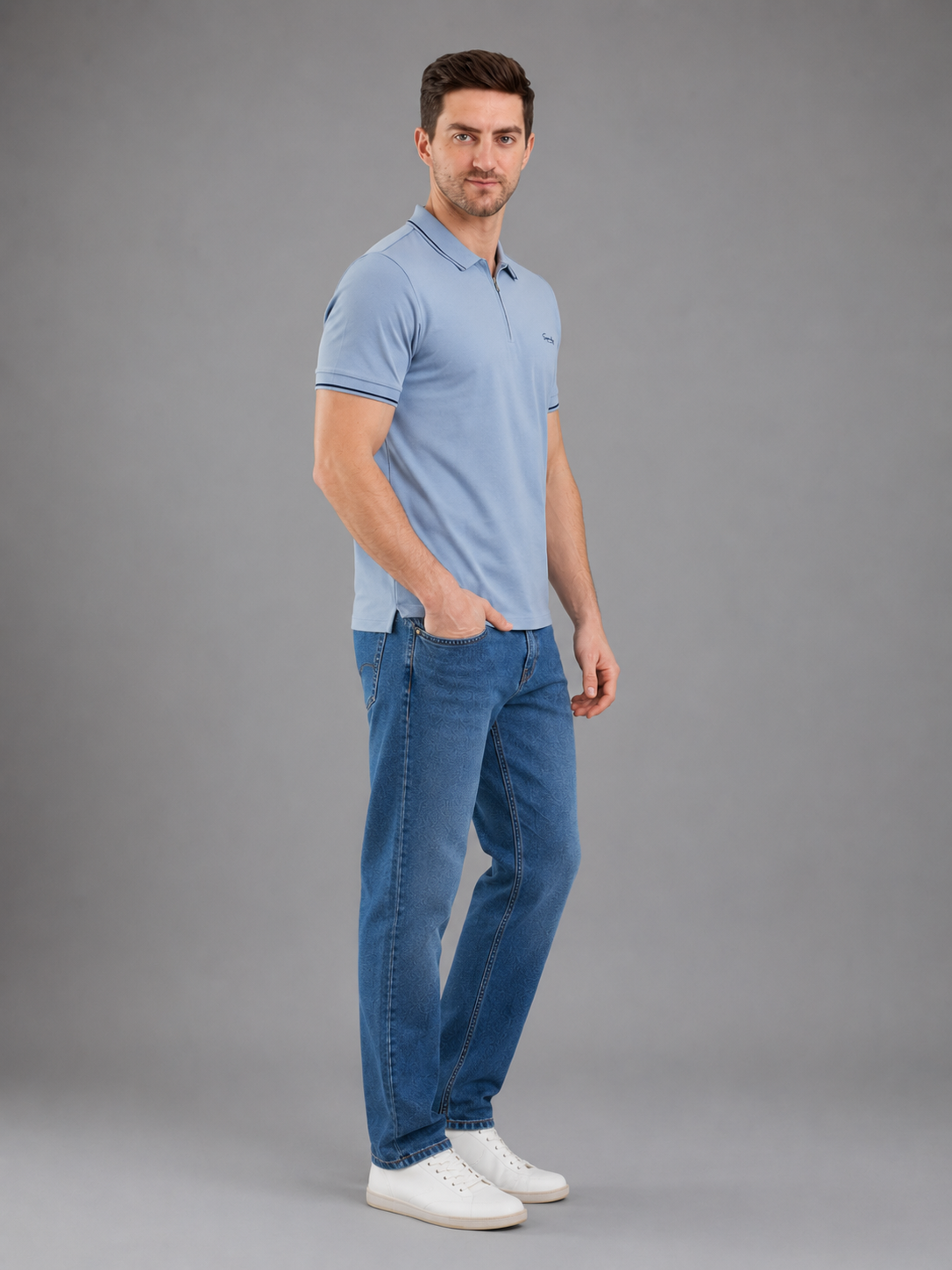 Men Premium Solid Polo T-Shirt