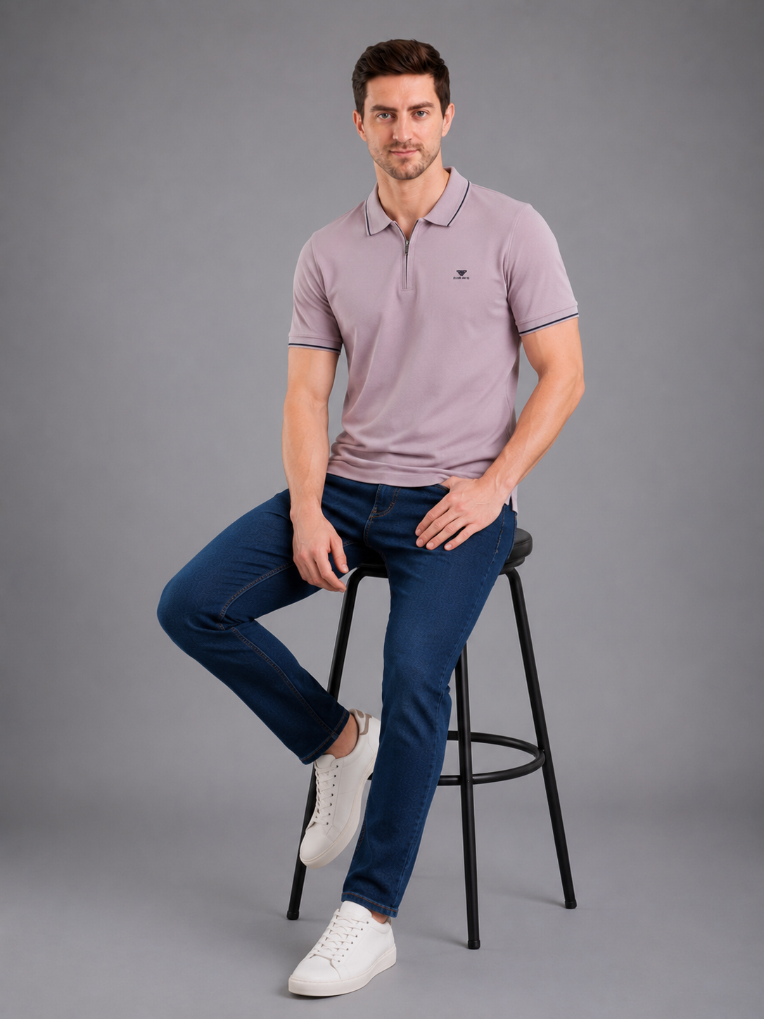 Men Premium Solid Polo T-Shirt