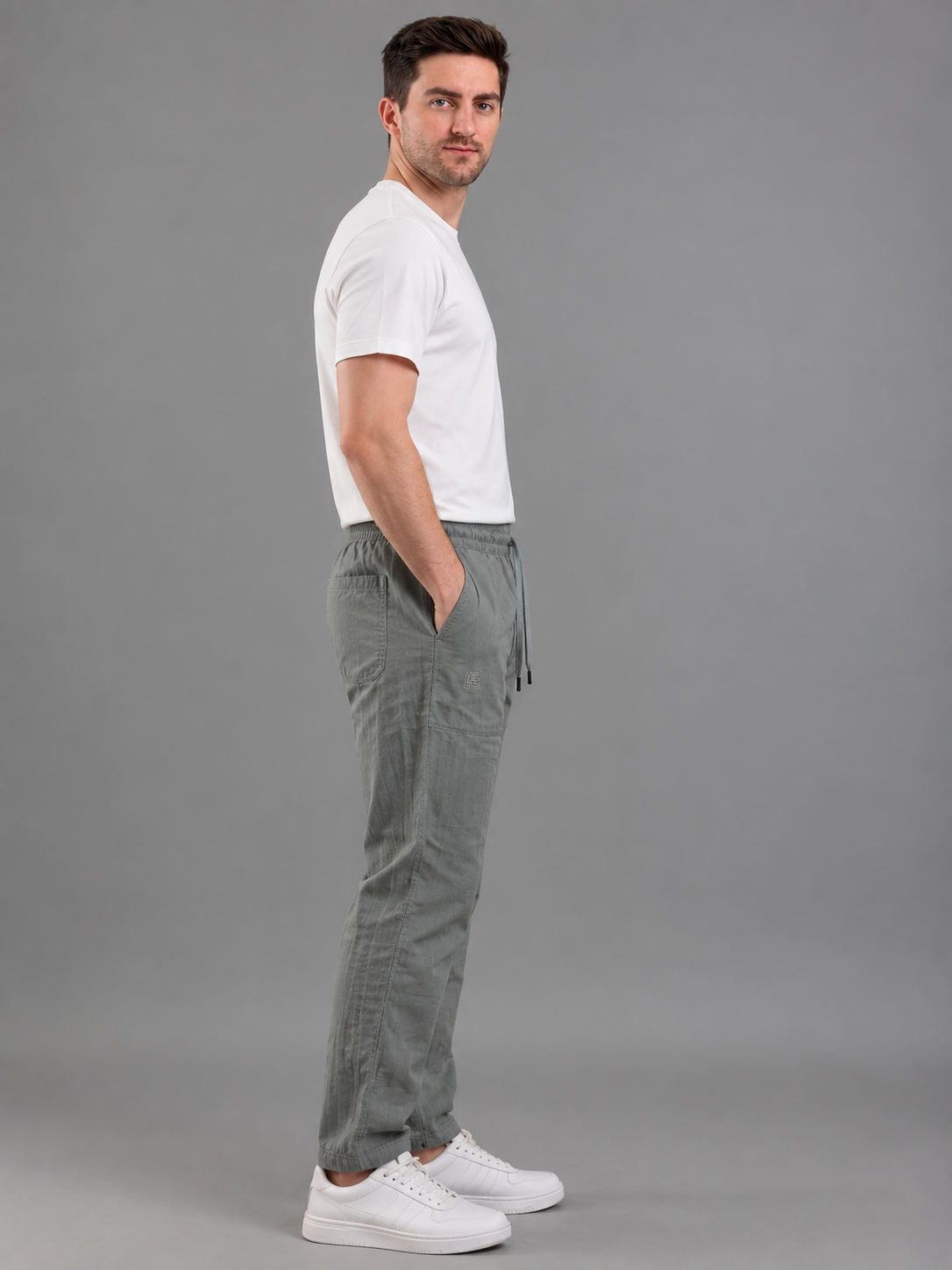 Men Premium Cotton Lower with Pockets