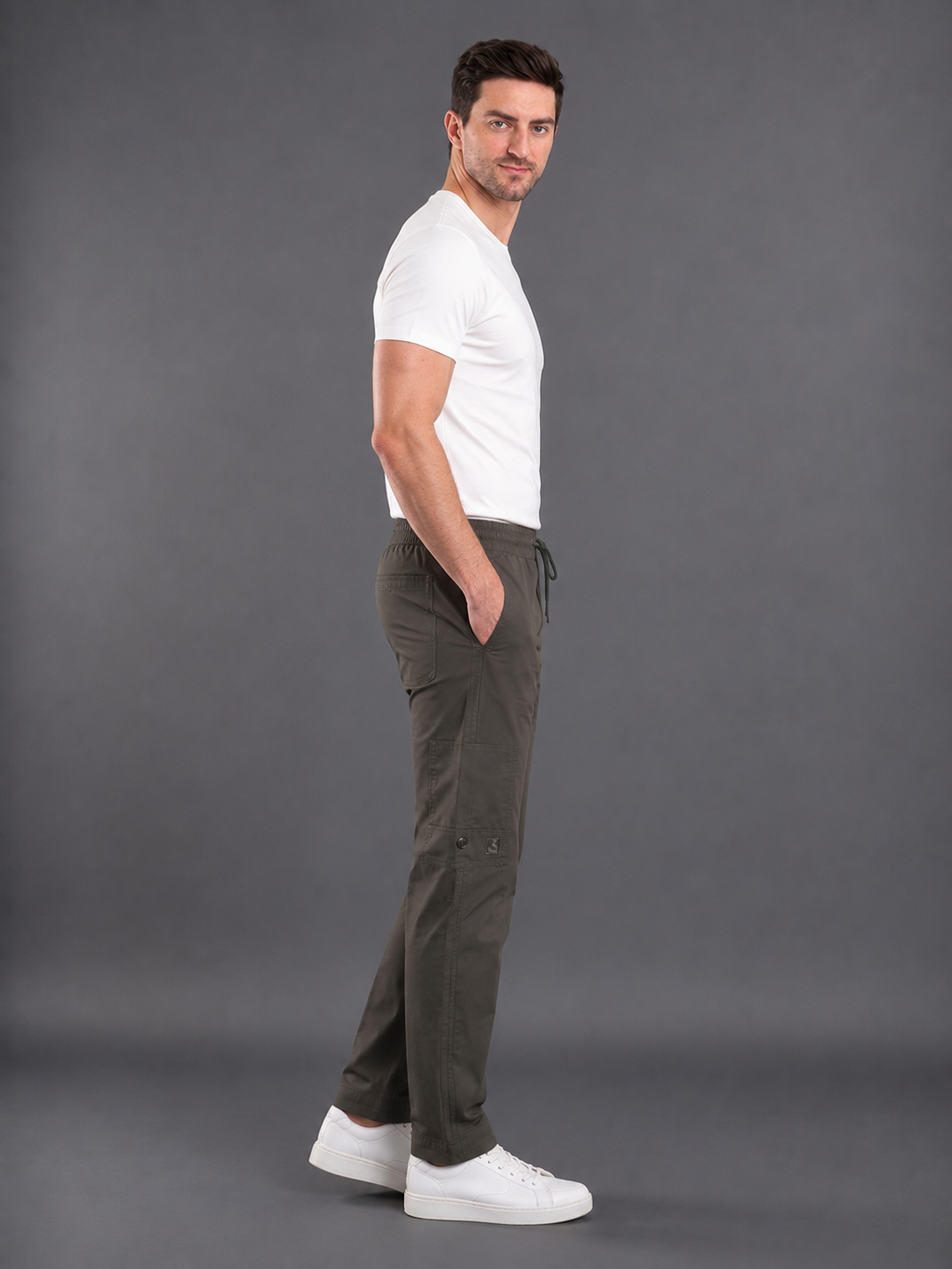 Men Jogger Cotton Lower with Pockets