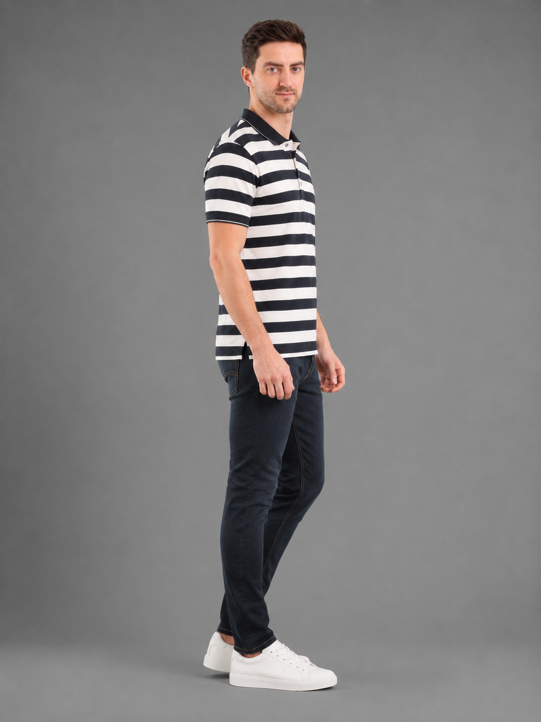 Men Premium Solid Half Sleevs Polo T-Shirt