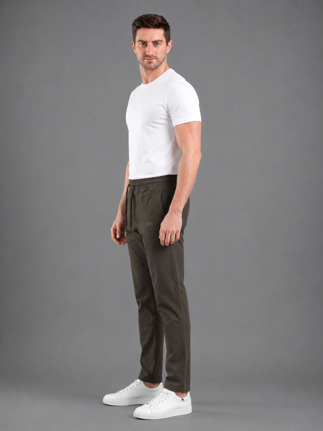 Men Cargo Cotton Lower Brown Colour
