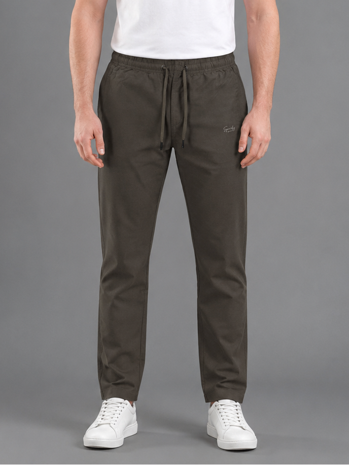 Men Cargo Cotton Lower Brown Colour