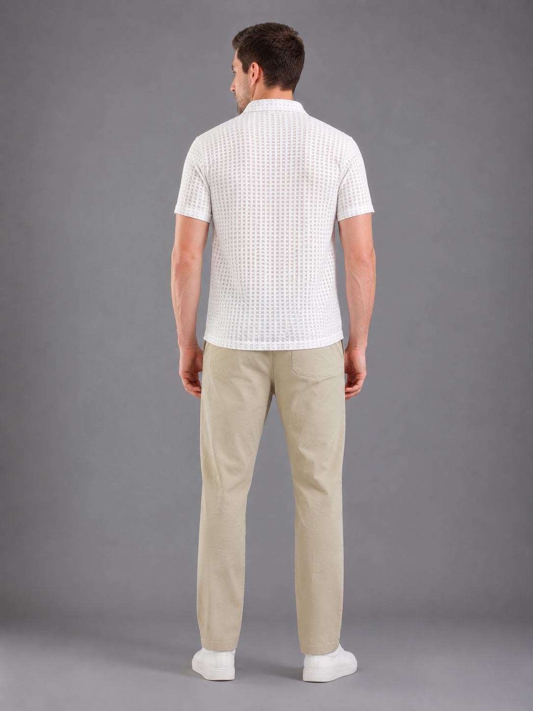 Men Cargo Cotton Lower Fawn Colour