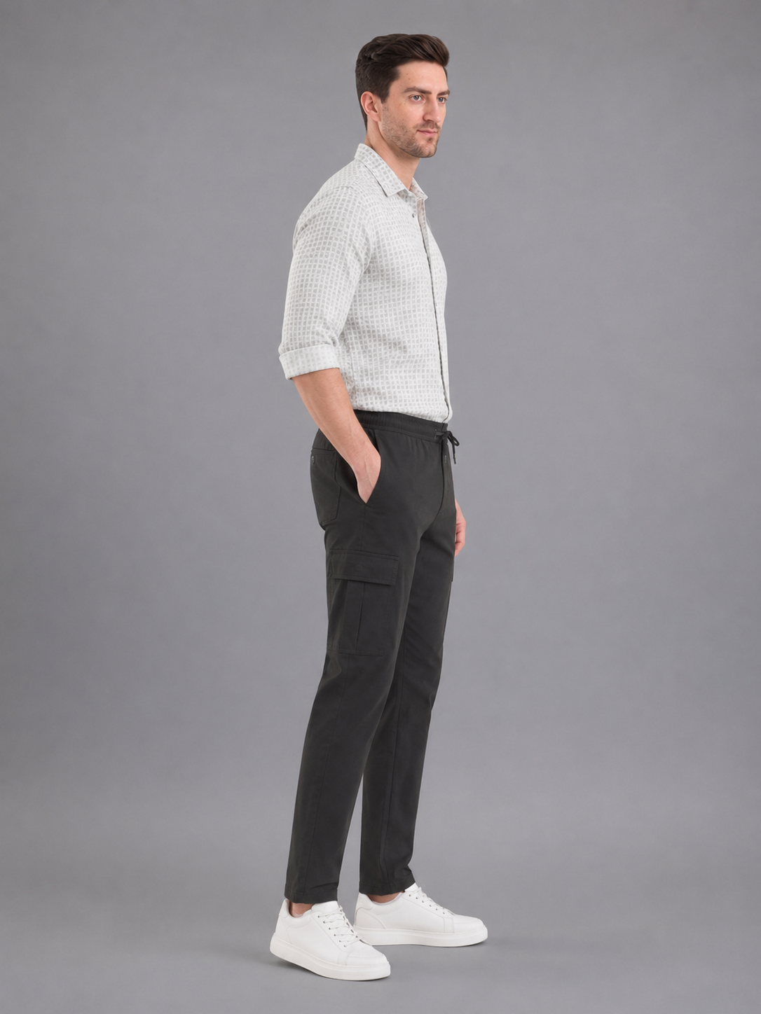 Men Jogger Cotton Lower with Pockets