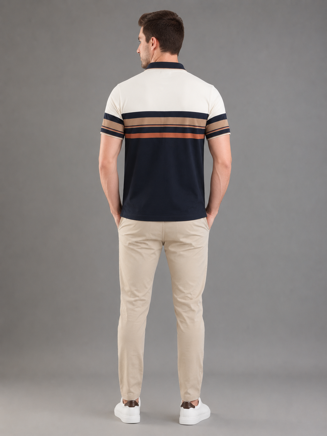 Men Black Colour Premium Solid Polo T-Shirt