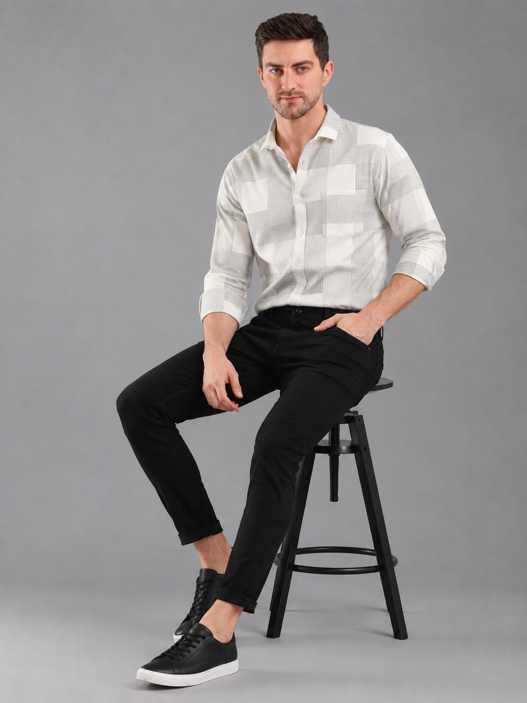 SPARKY Men | Stretch Comfort Fit | Black Jeans | Premium Casual Denim