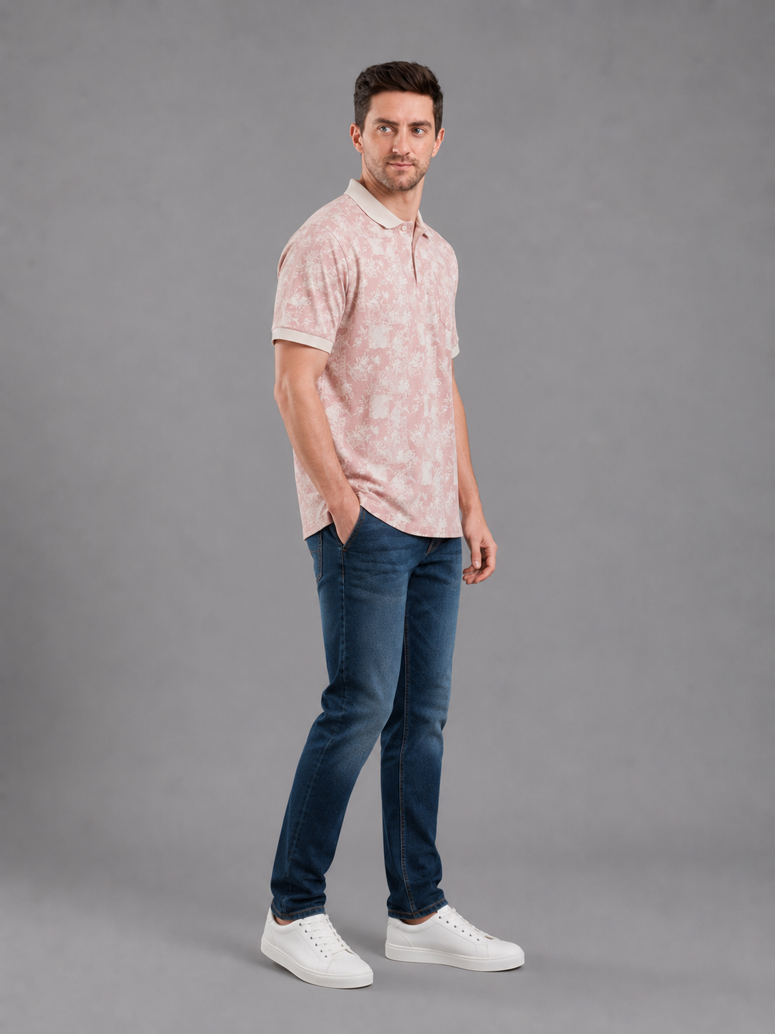 Men Solid Polo T-Shirt | Regular Fit | Cotton Blend | Half Sleeve Casual Wear