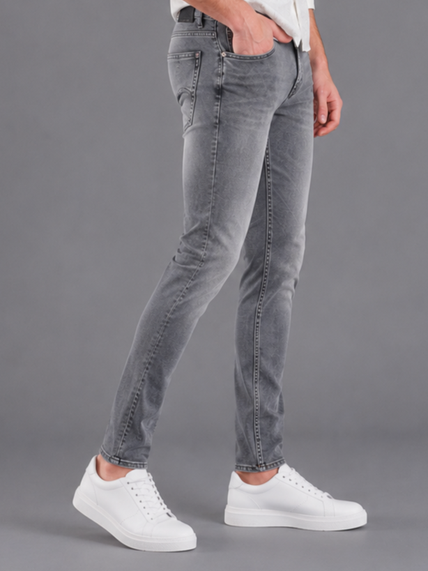SPARKY Men | Stretch Narrow Fit | Charcoal Jeans | Premium Casual Denim
