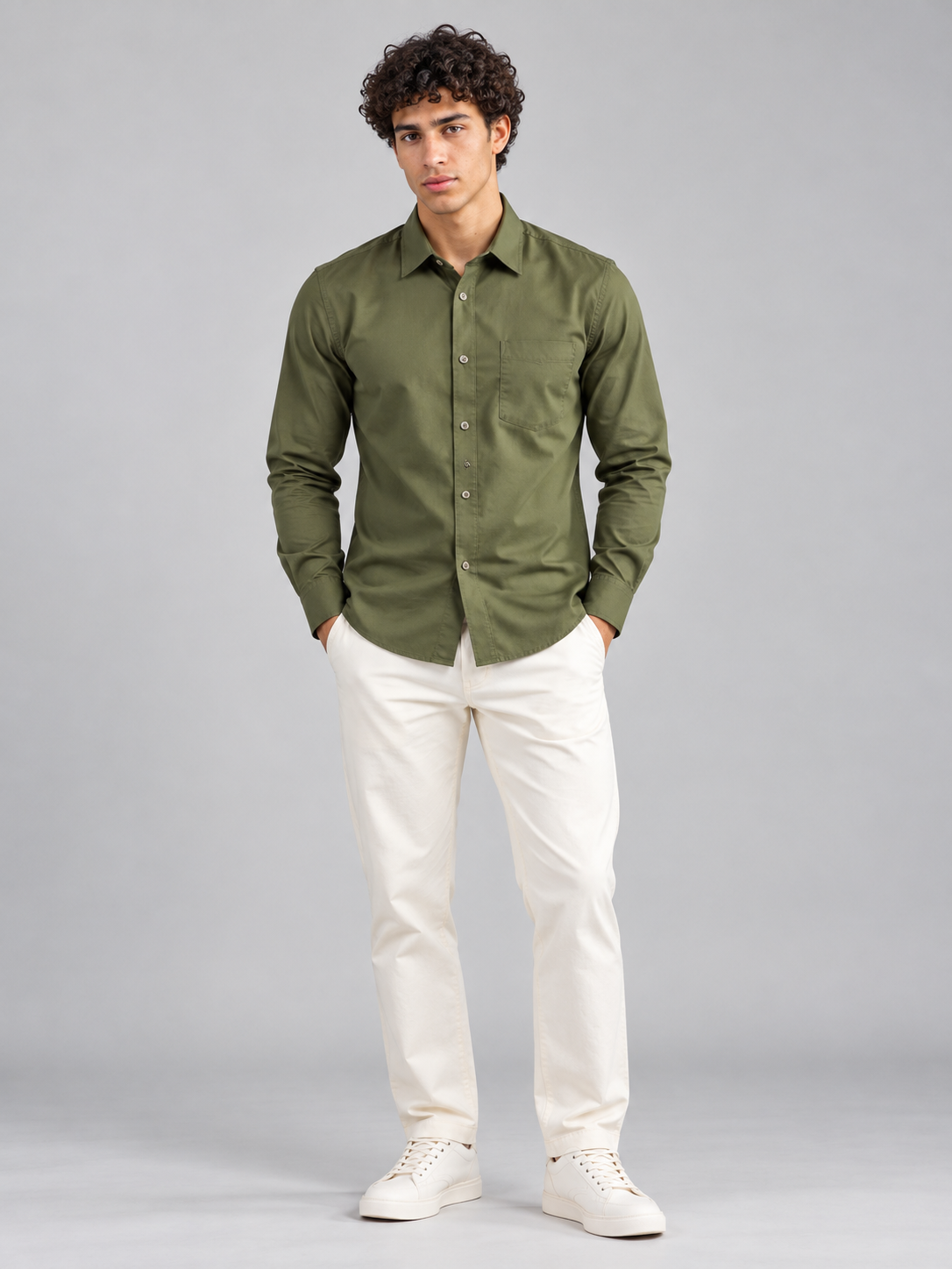 Men’s Premium Plain Casual Shirt