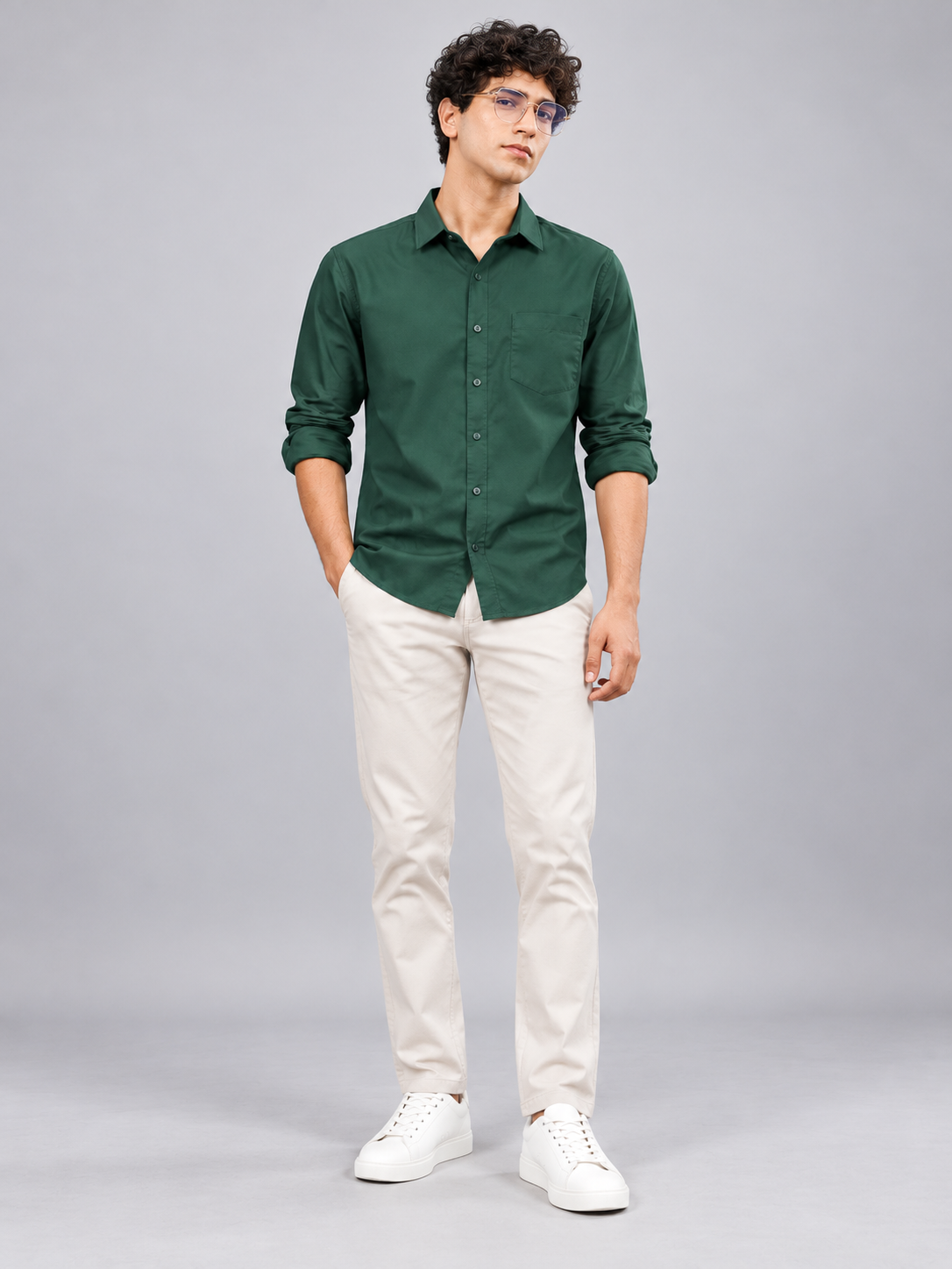 Men’s Premium Plain Casual Shirt