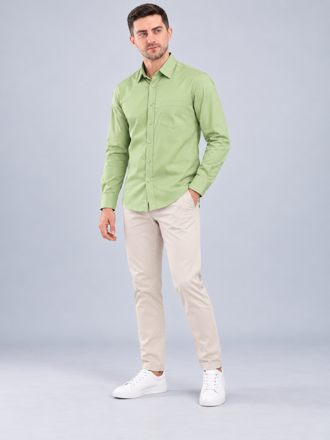 Men’s Premium Plain Casual Shirt
