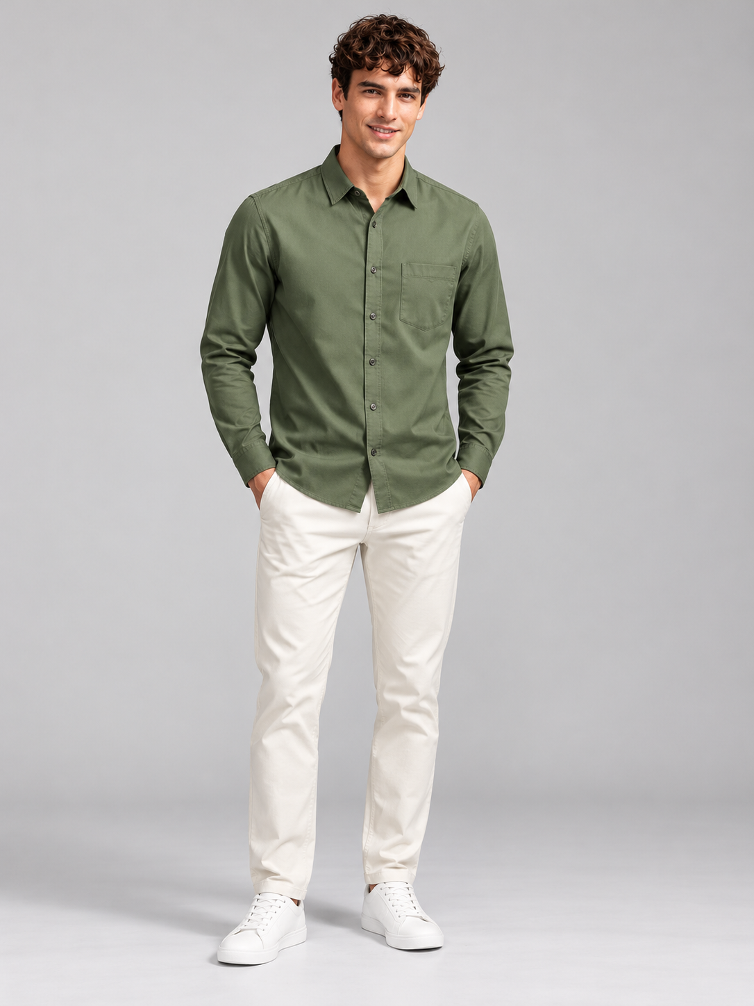 Men’s Premium Plain Casual Shirt