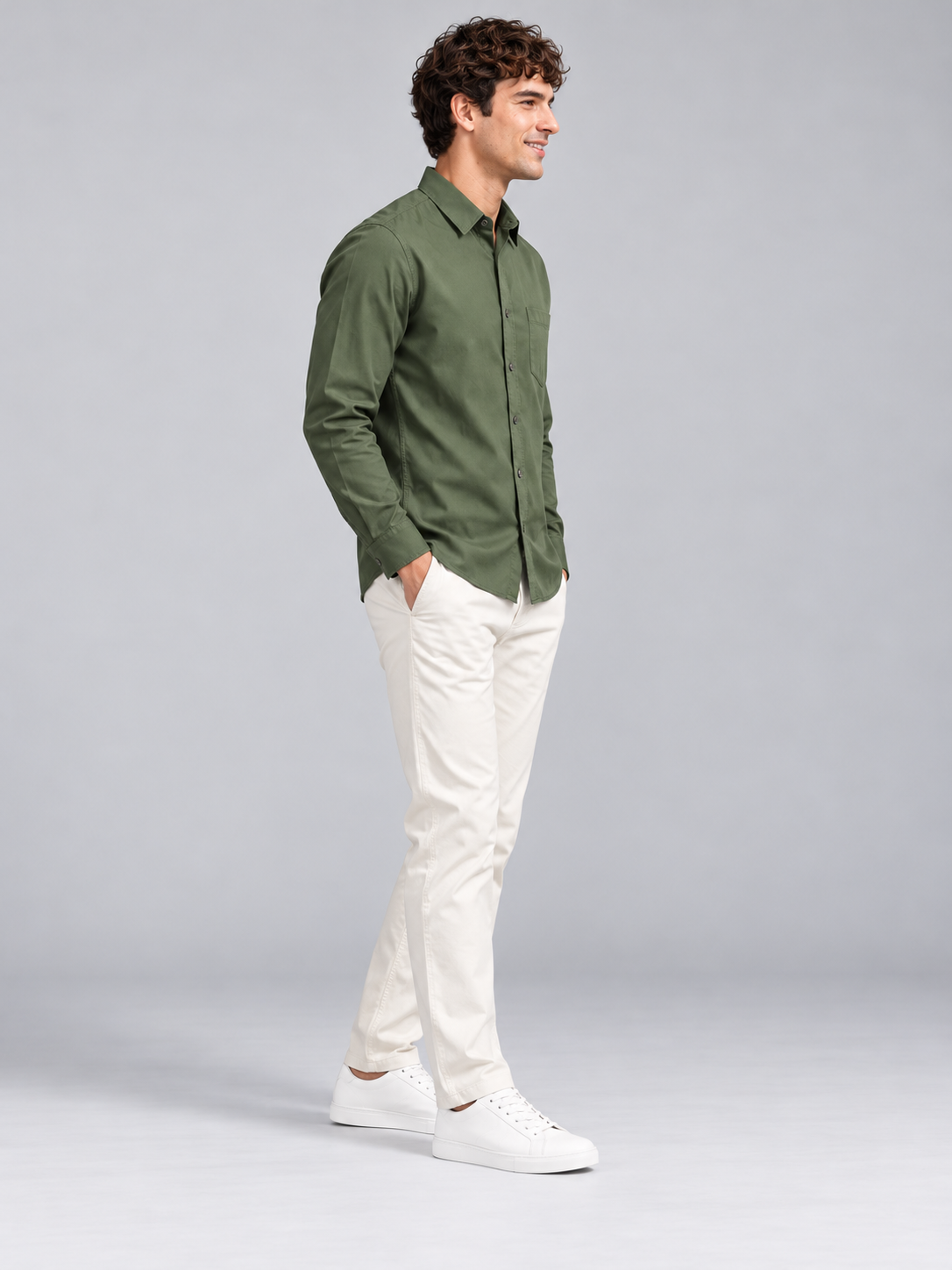 Men’s Premium Plain Casual Shirt