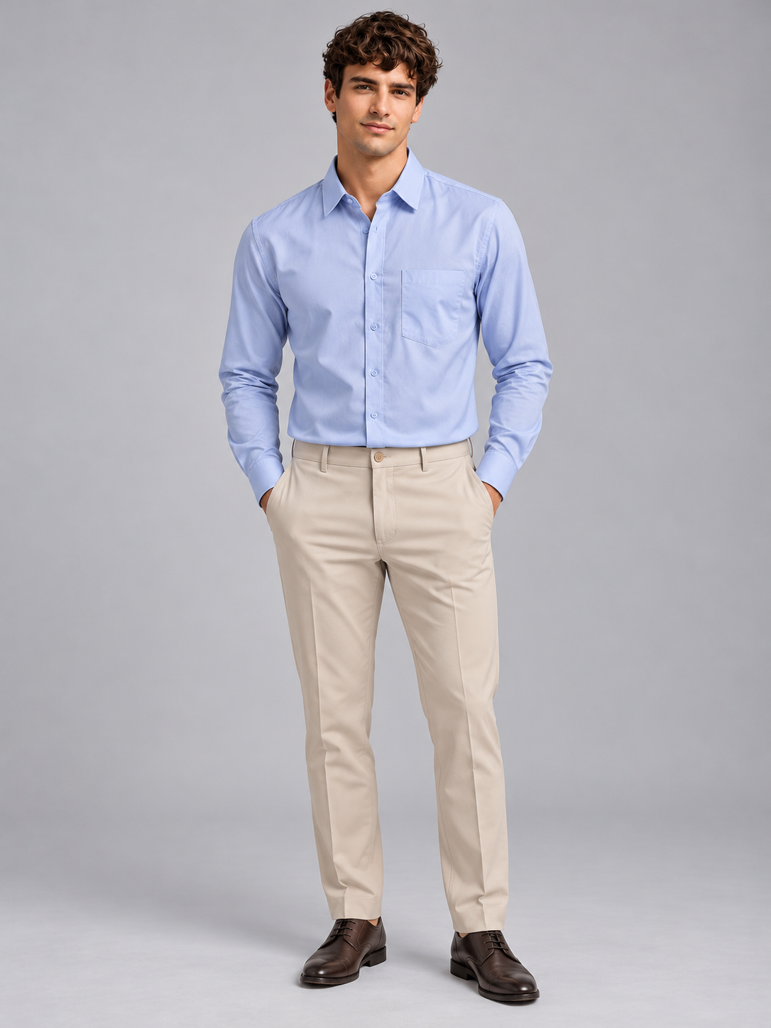 Men’s Premium Satin Formal Shirt