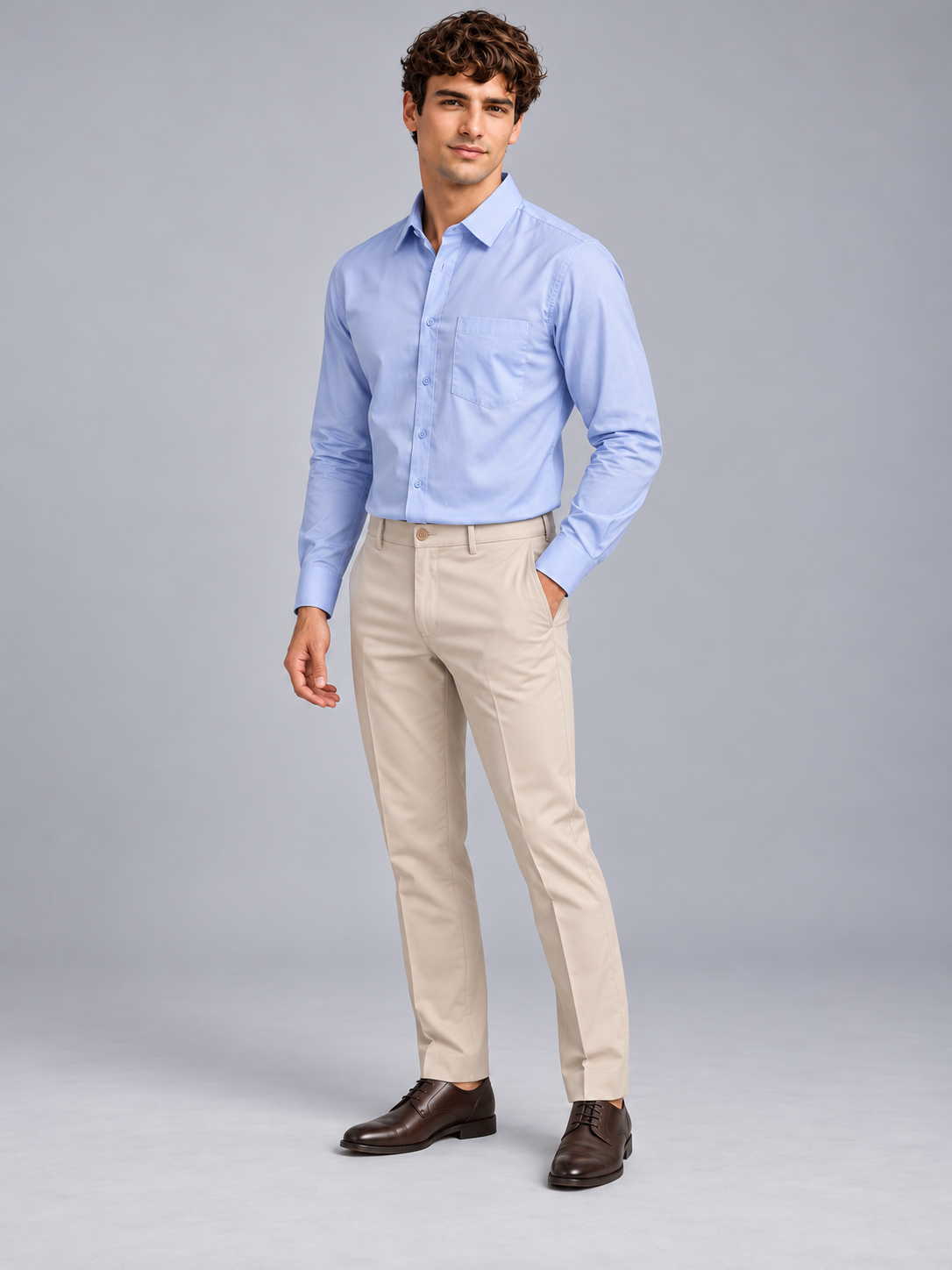 Men’s Premium Satin Formal Shirt