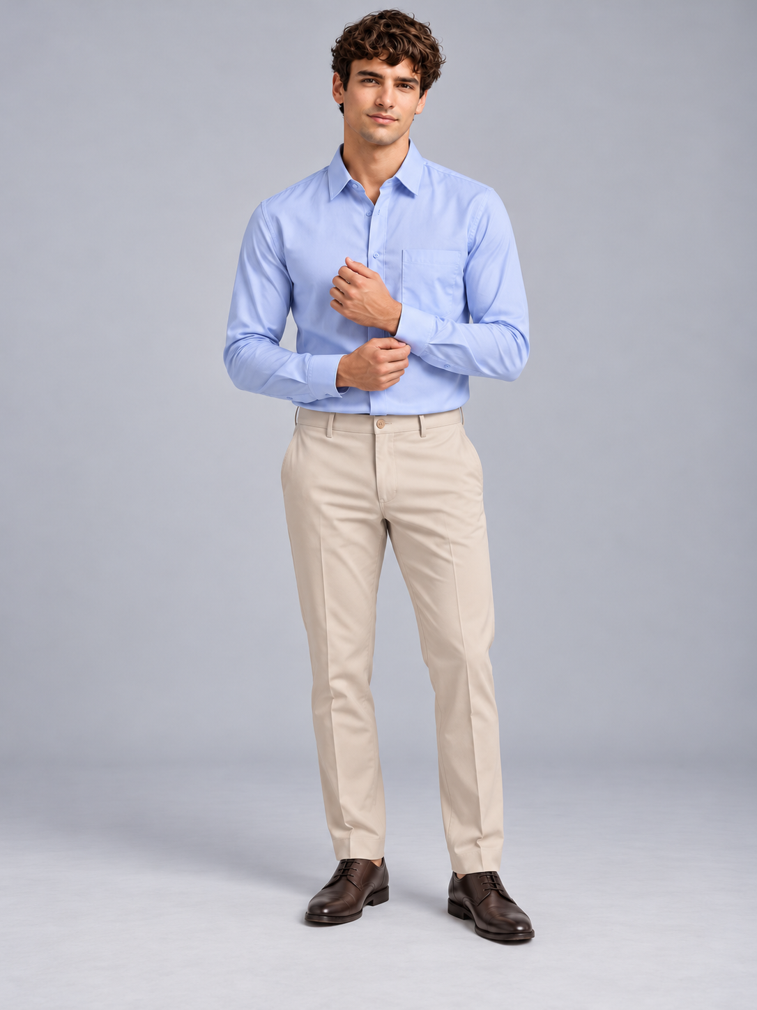 Men’s Premium Satin Formal Shirt