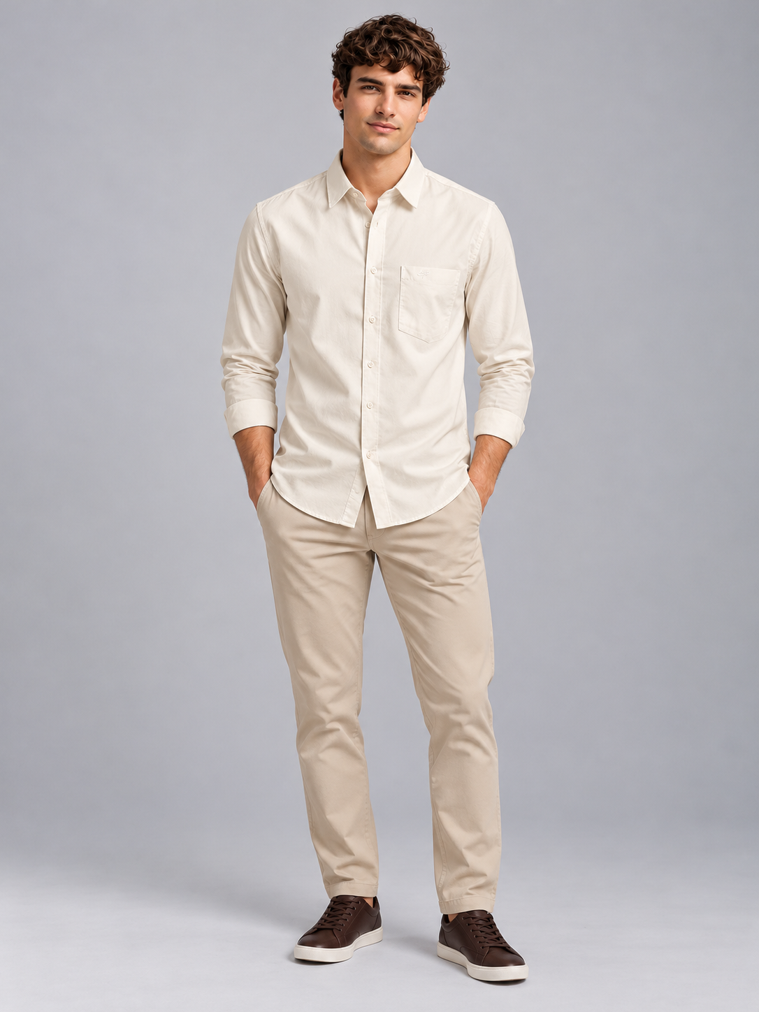 Men’s Premium Plain Casual Shirt