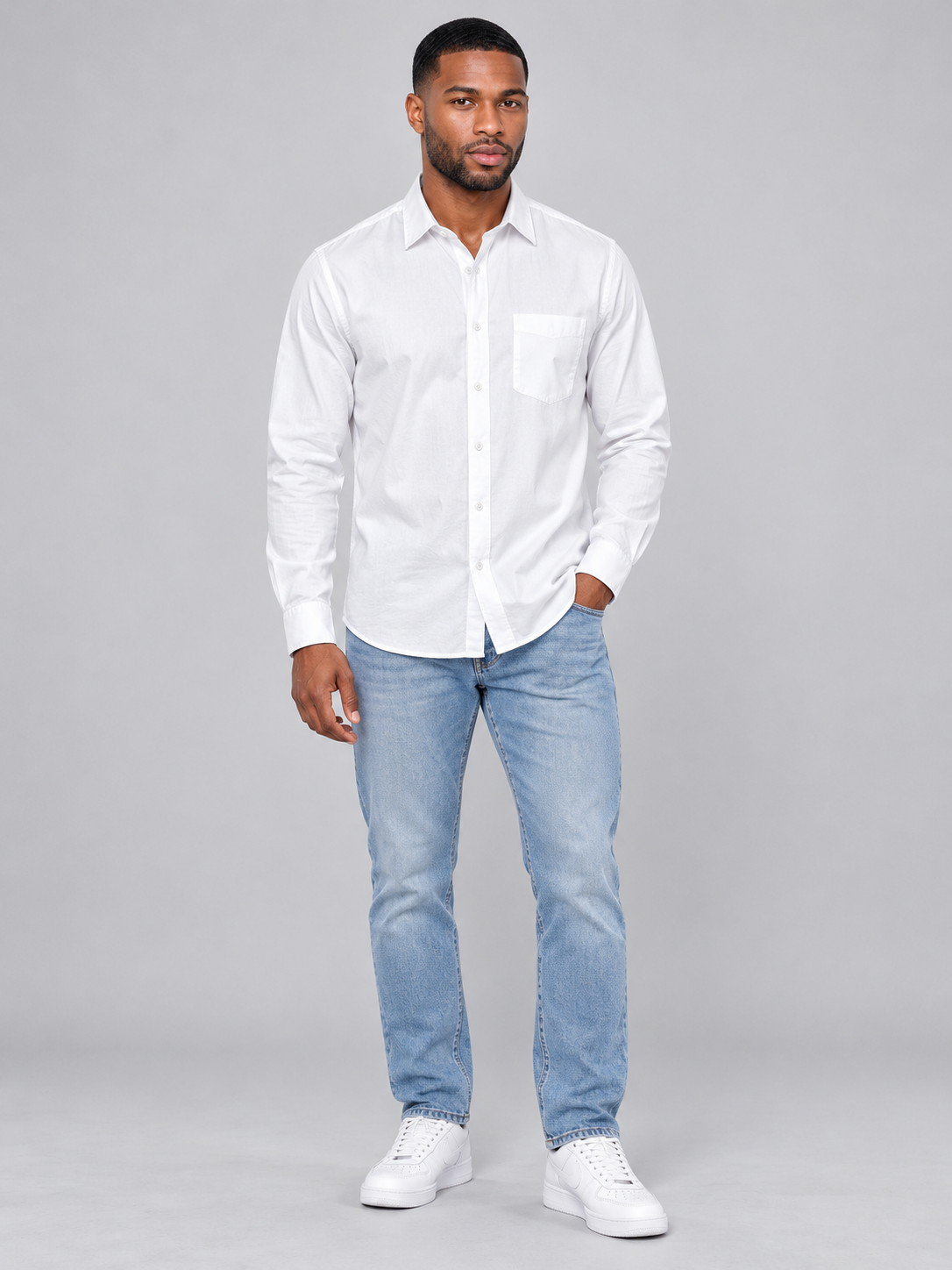 Men’s Premium Plain Casual Shirt
