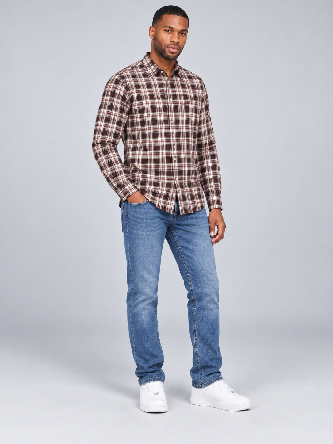 Men’s Premium Checked Casual Shirt
