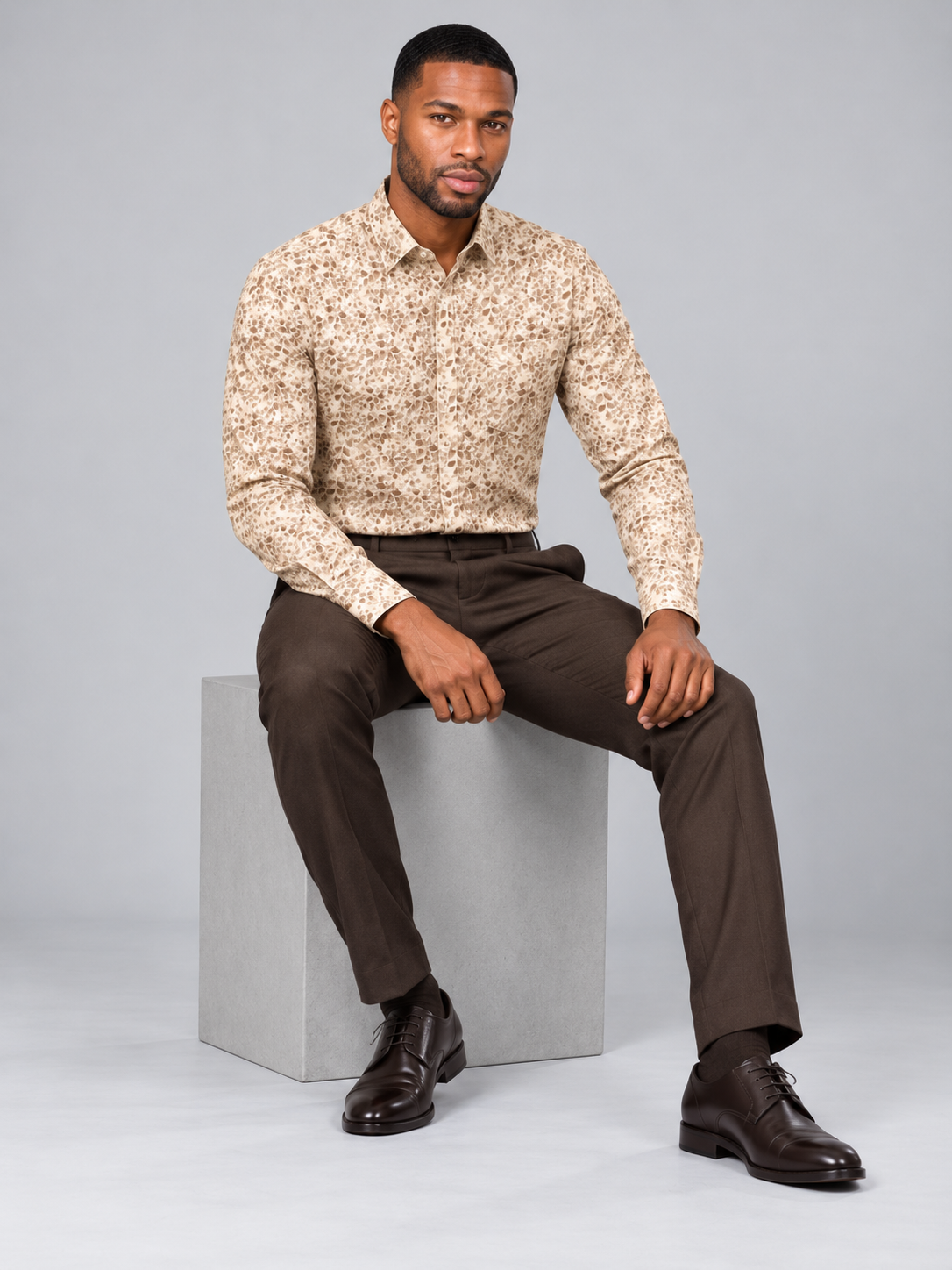 Men’s Premium Printed Formal Shirt