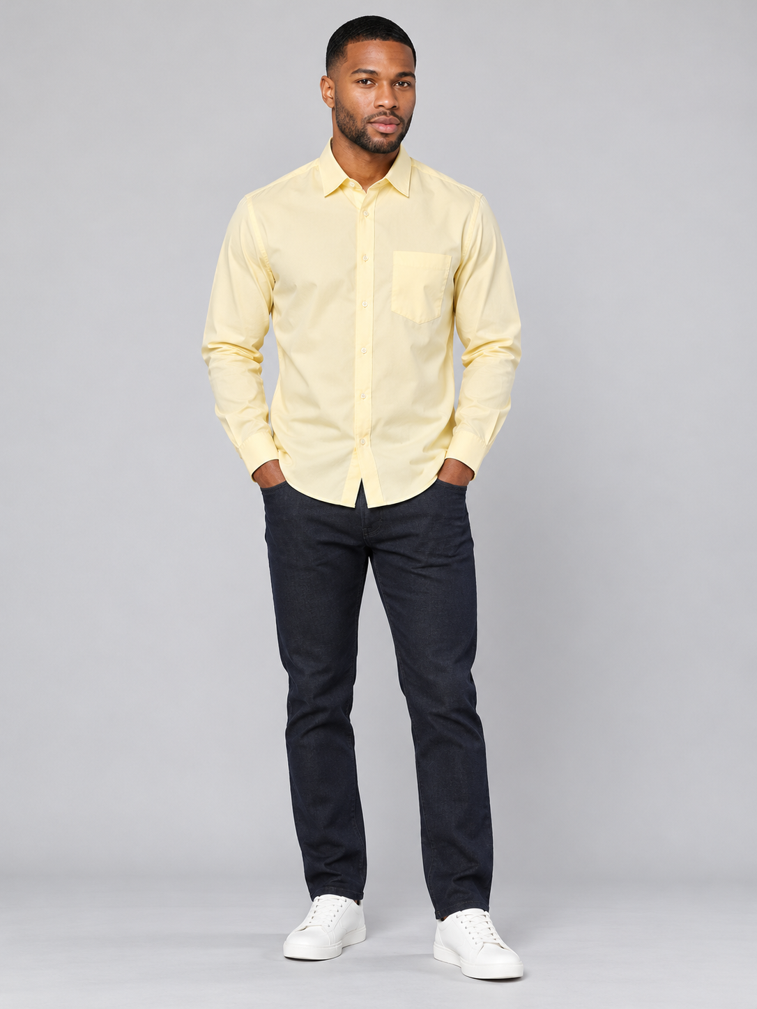 Men’s Premium Plain Casual Shirt