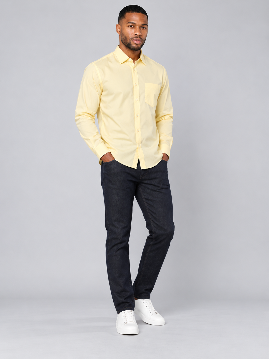 Men’s Premium Plain Casual Shirt