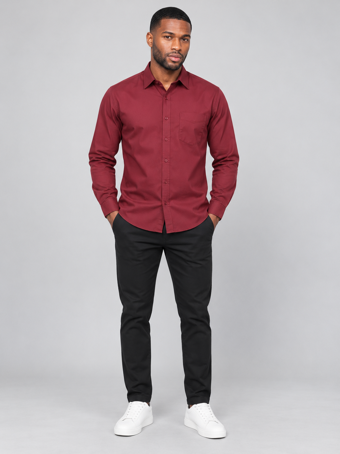 Men’s Premium Plain Casual Shirt
