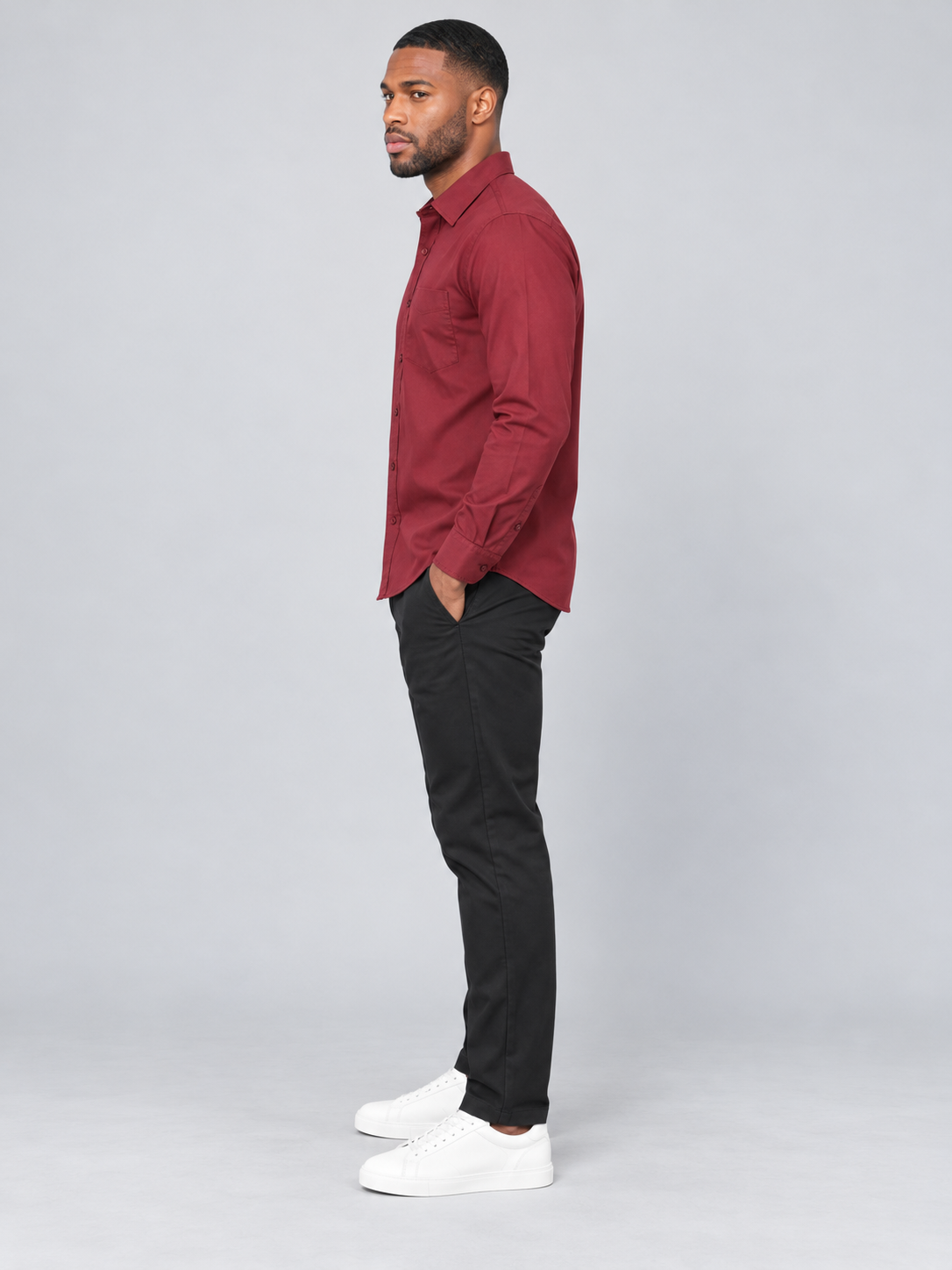 Men’s Premium Plain Casual Shirt