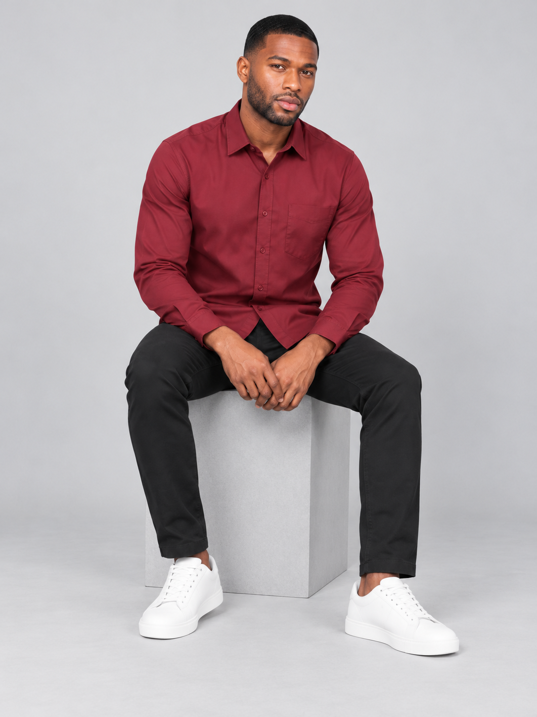 Men’s Premium Plain Casual Shirt