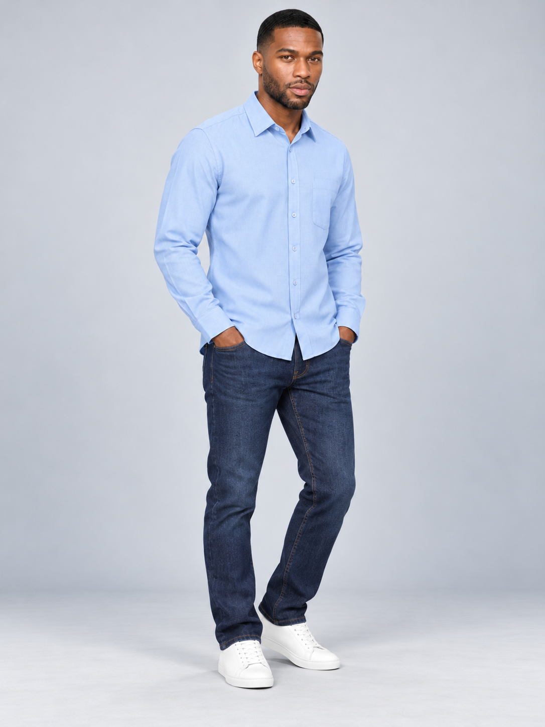 Men’s Premium Plain Casual Shirt