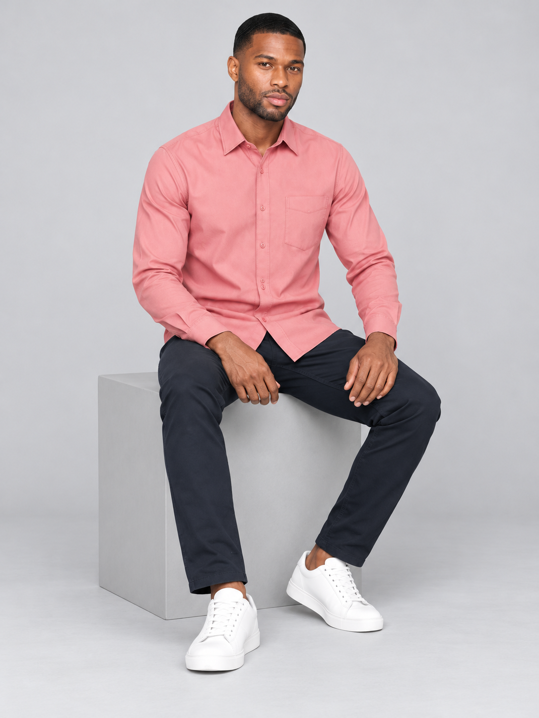 Men’s Premium Plain Casual Shirt