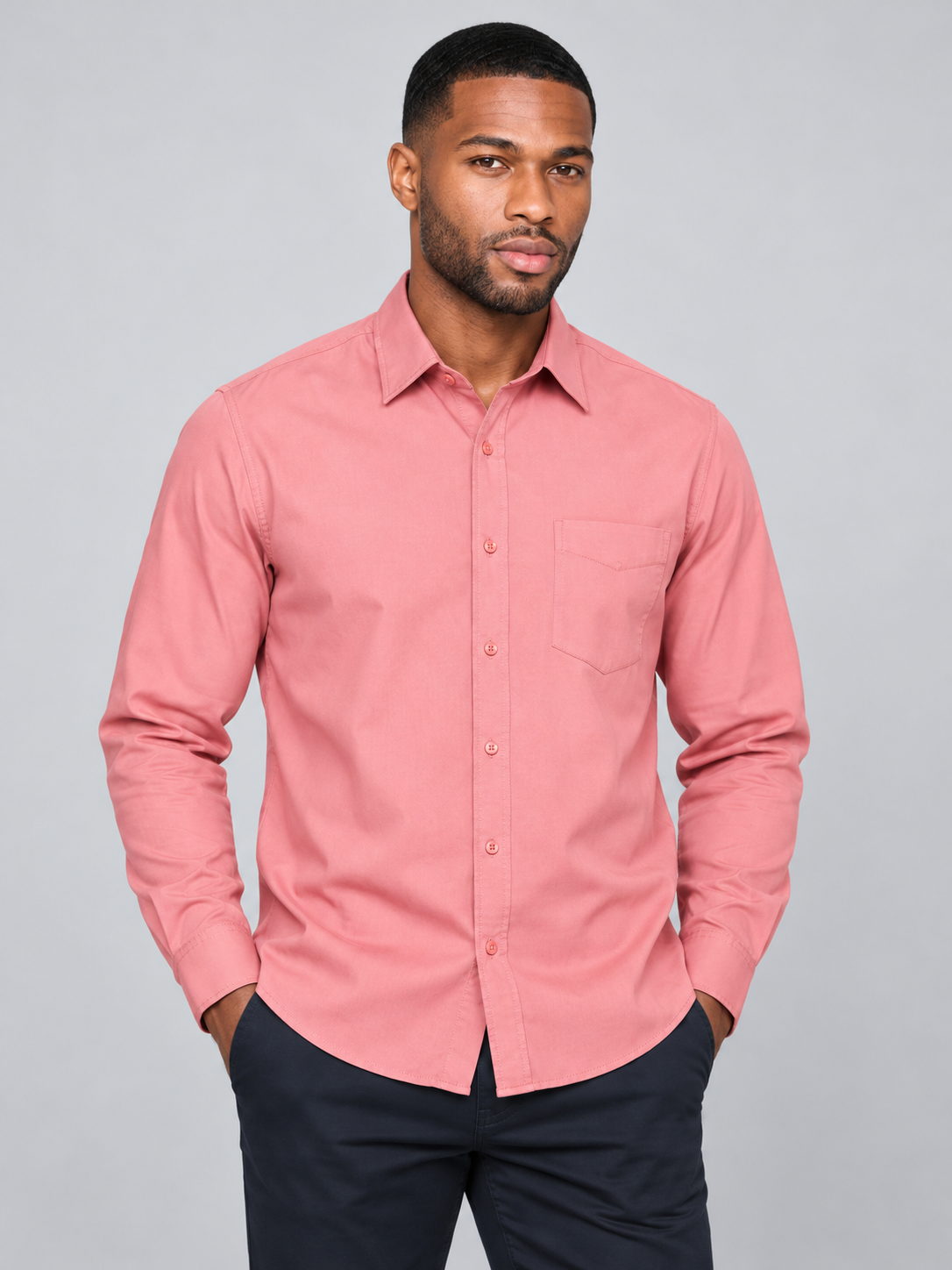 Men’s Premium Plain Casual Shirt
