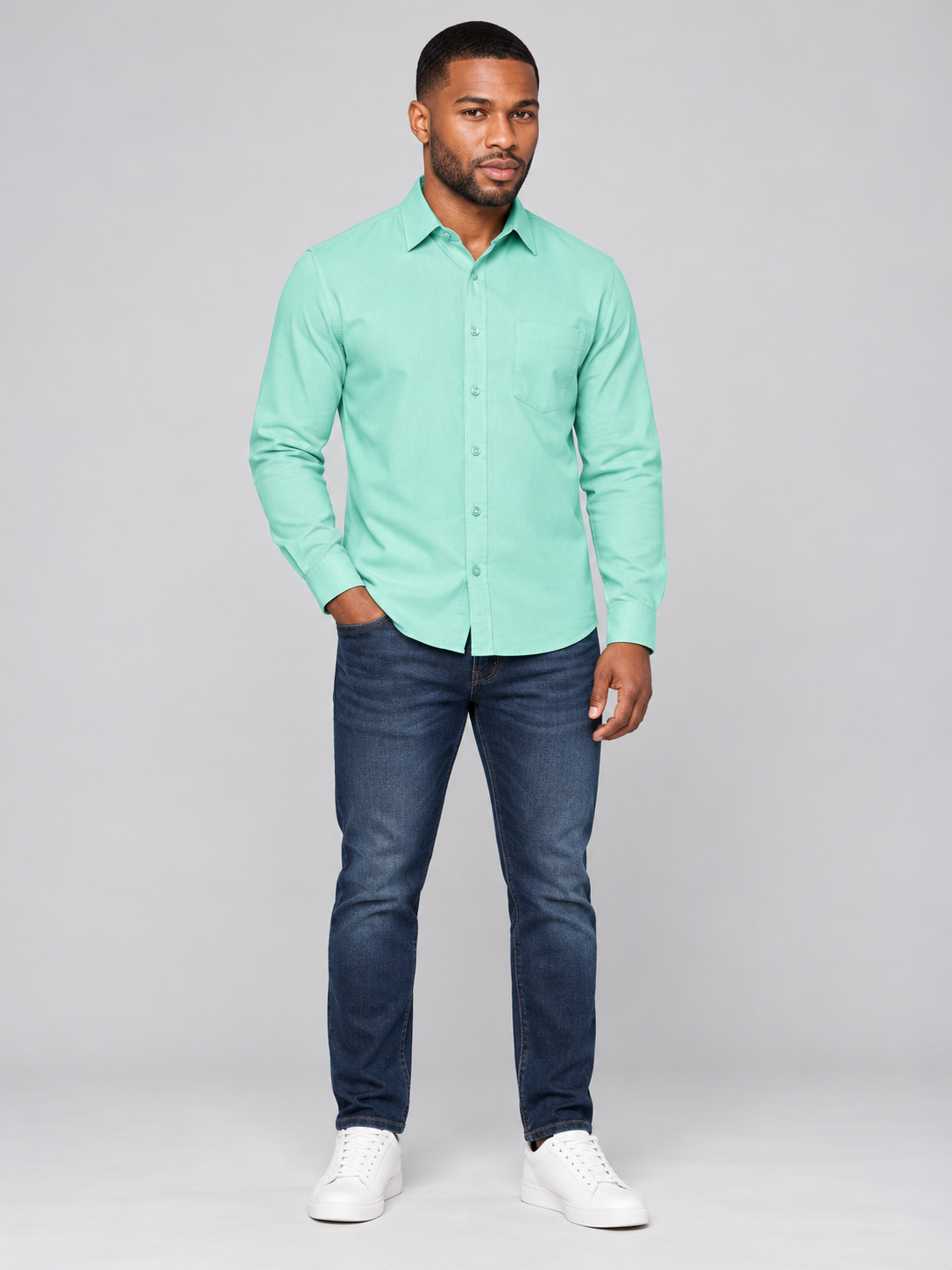 Men’s Premium Plain Casual Shirt