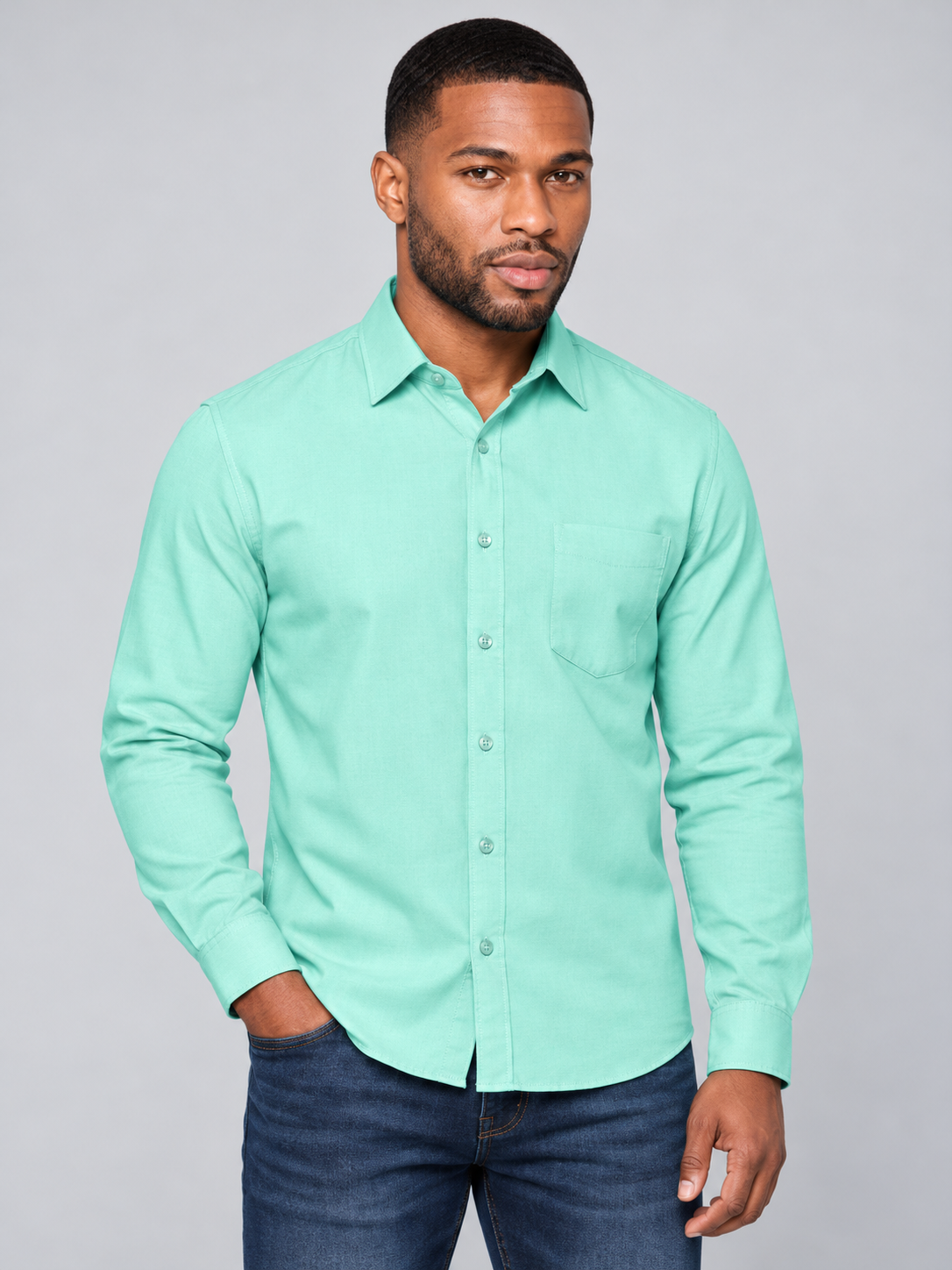 Men’s Premium Plain Casual Shirt