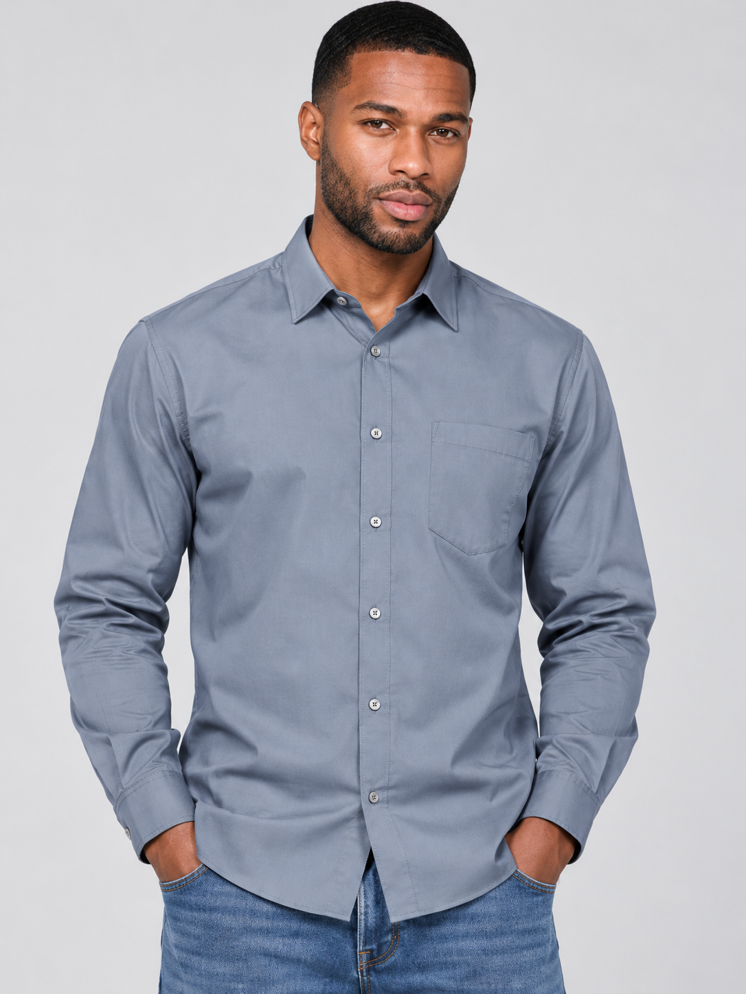Men’s Premium Plain Casual Shirt