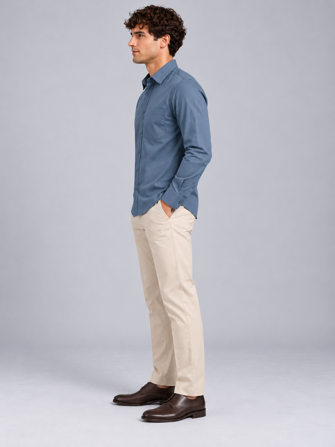 Men’s Premium Plain Casual Shirt