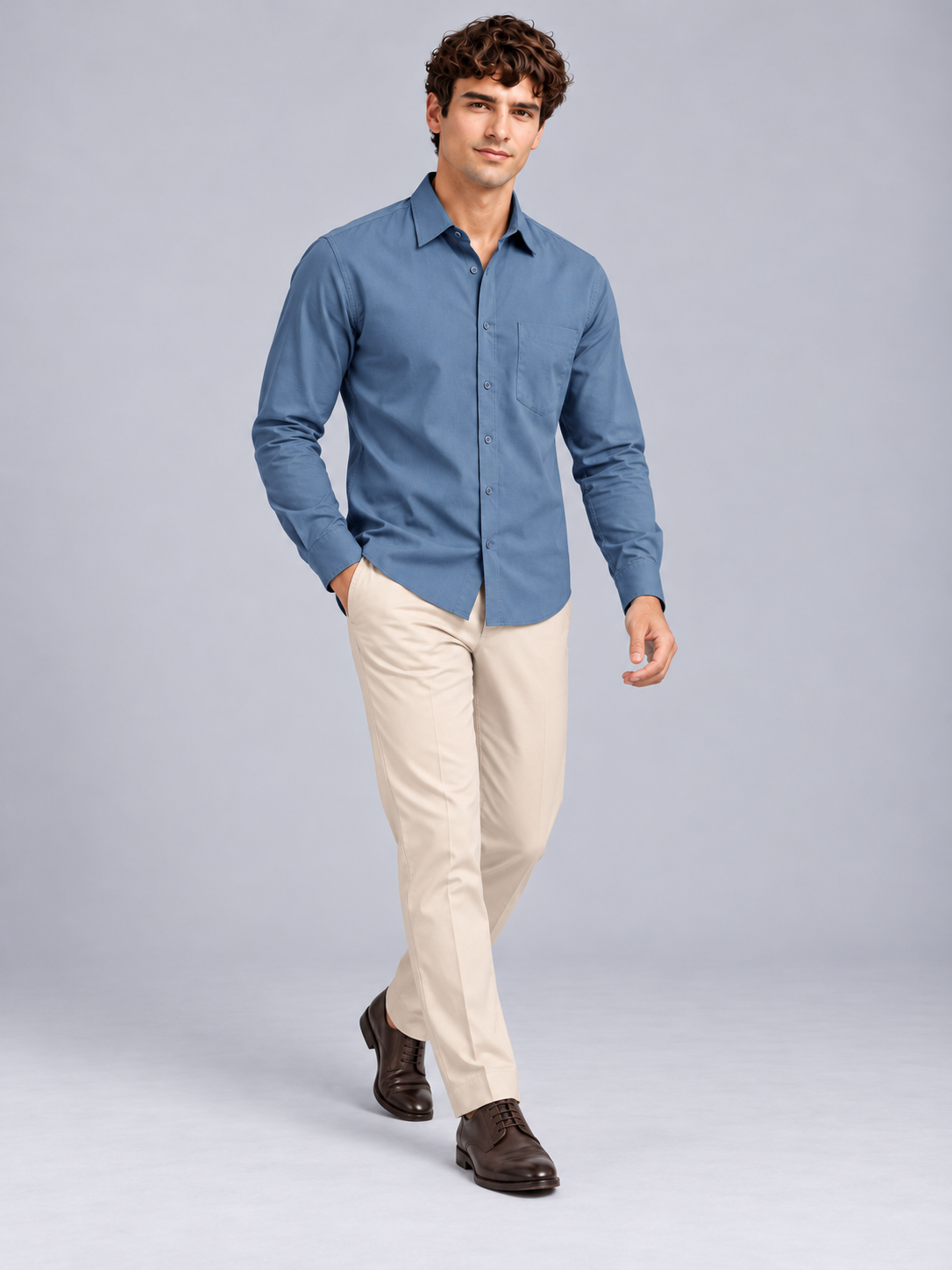 Men’s Premium Plain Casual Shirt