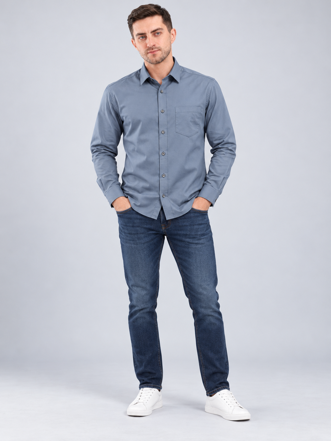 Men’s Premium Plain Casual Shirt