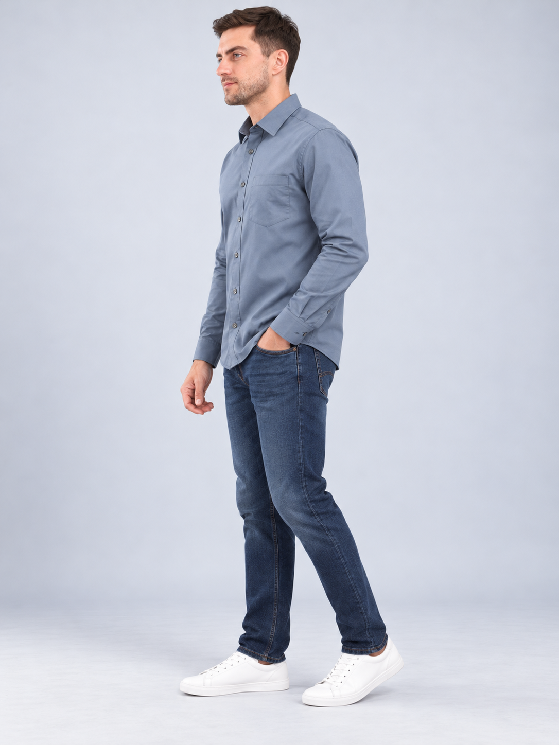 Men’s Premium Plain Casual Shirt