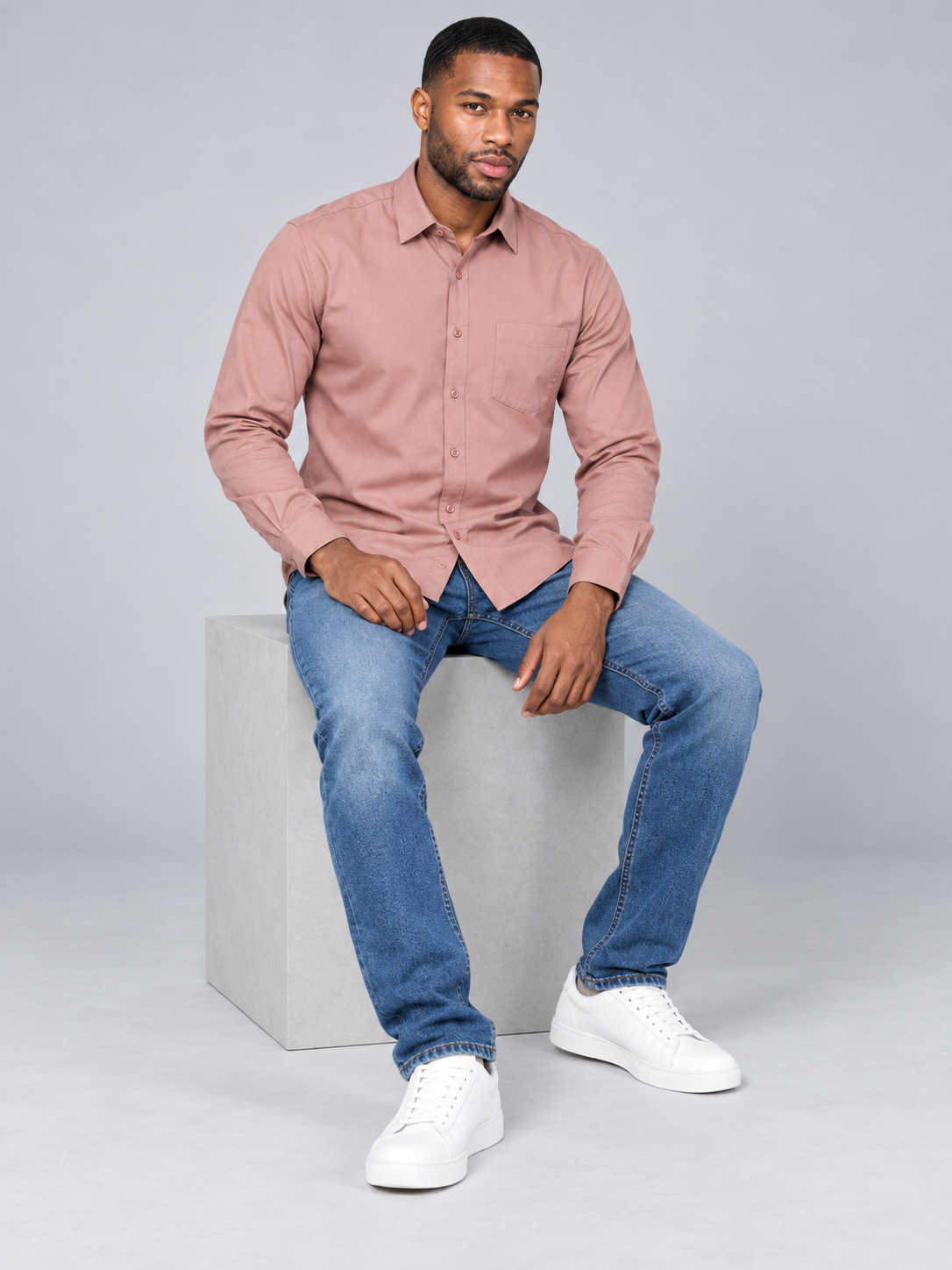 Men’s Premium Plain Casual Shirt