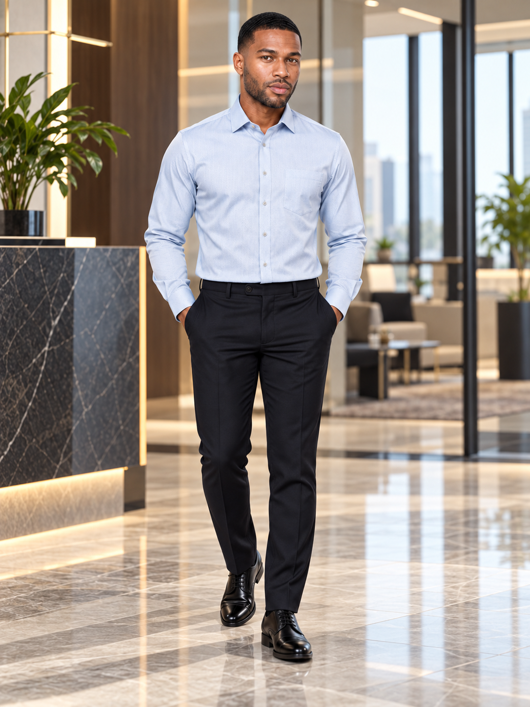 Men’s Premium Solid Formal Shirt