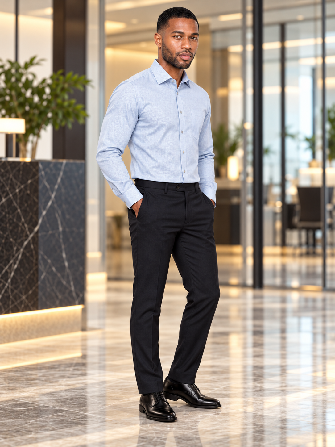 Men’s Premium Solid Formal Shirt
