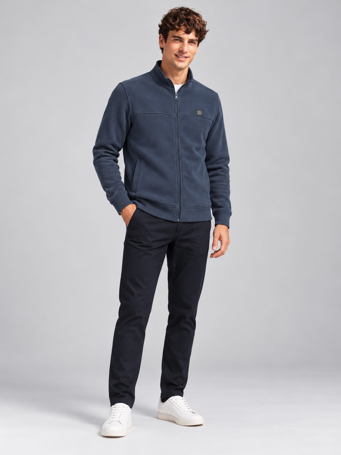 Men’s Premium Full-Zipper Casual Sweatshirt