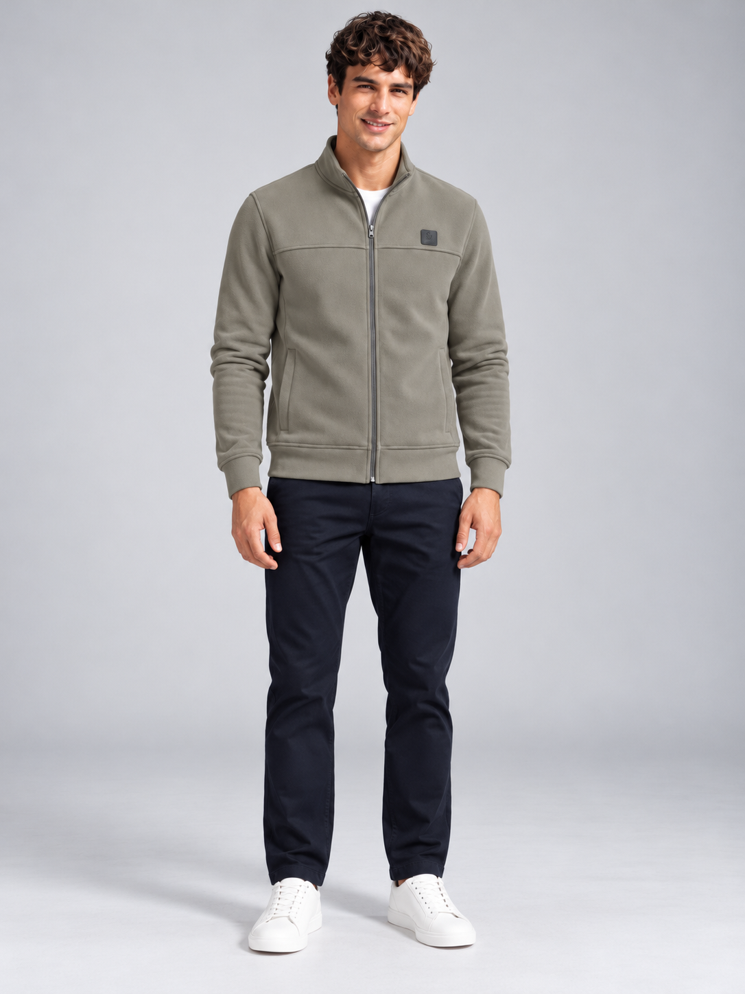 Men’s Premium Full-Zipper Casual Sweatshirt