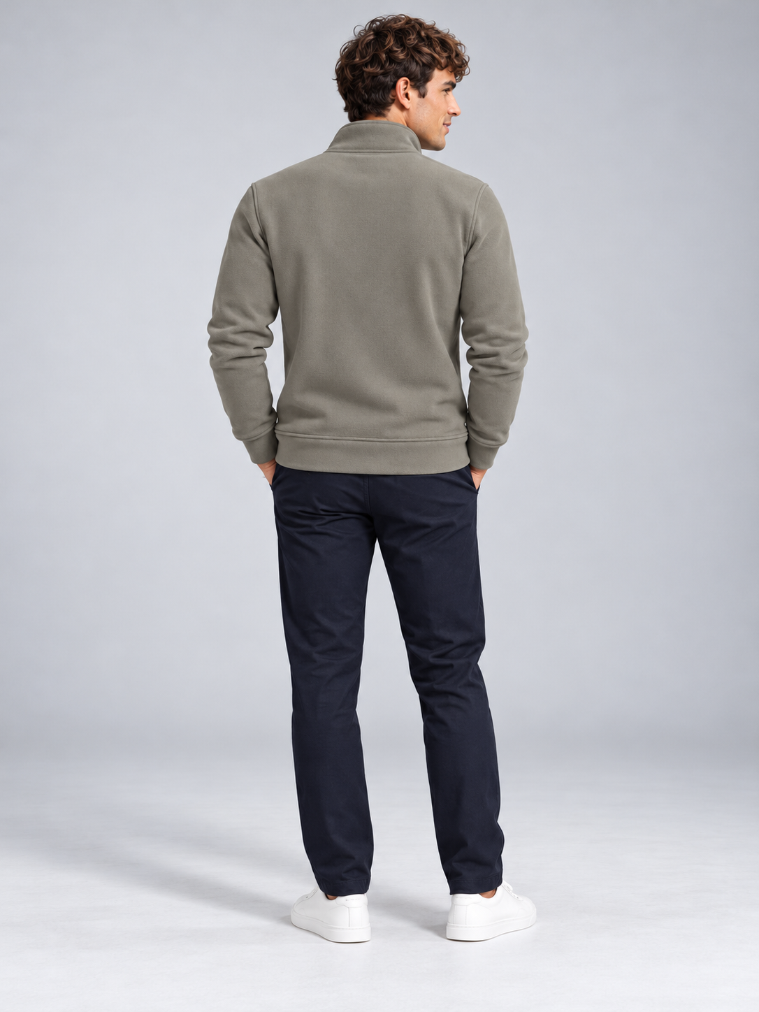 Men’s Premium Full-Zipper Casual Sweatshirt